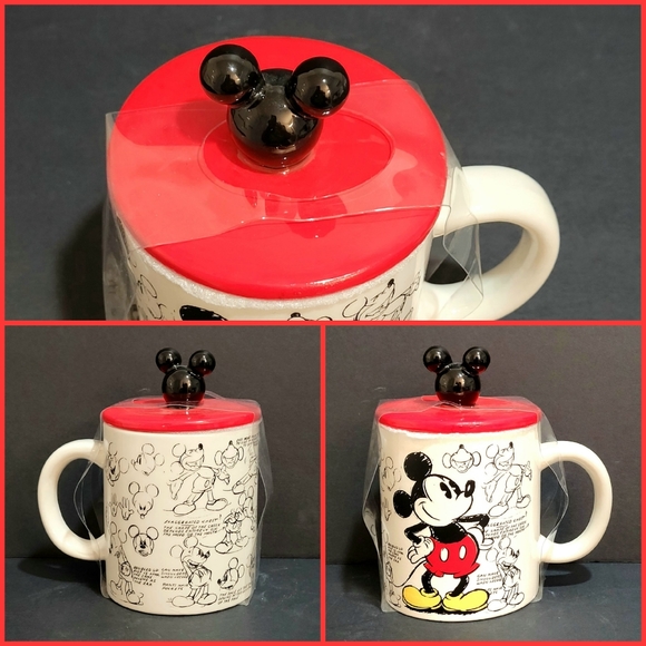 Disney Mickey Mouse Sketch Mug With Mickey Ears - Picture 4 of 5